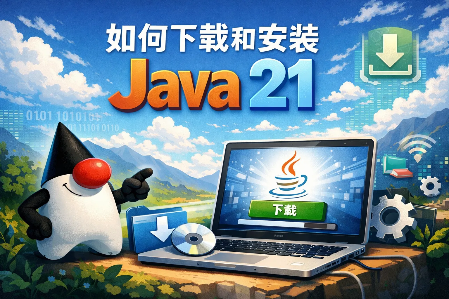 如何下载和安装java21