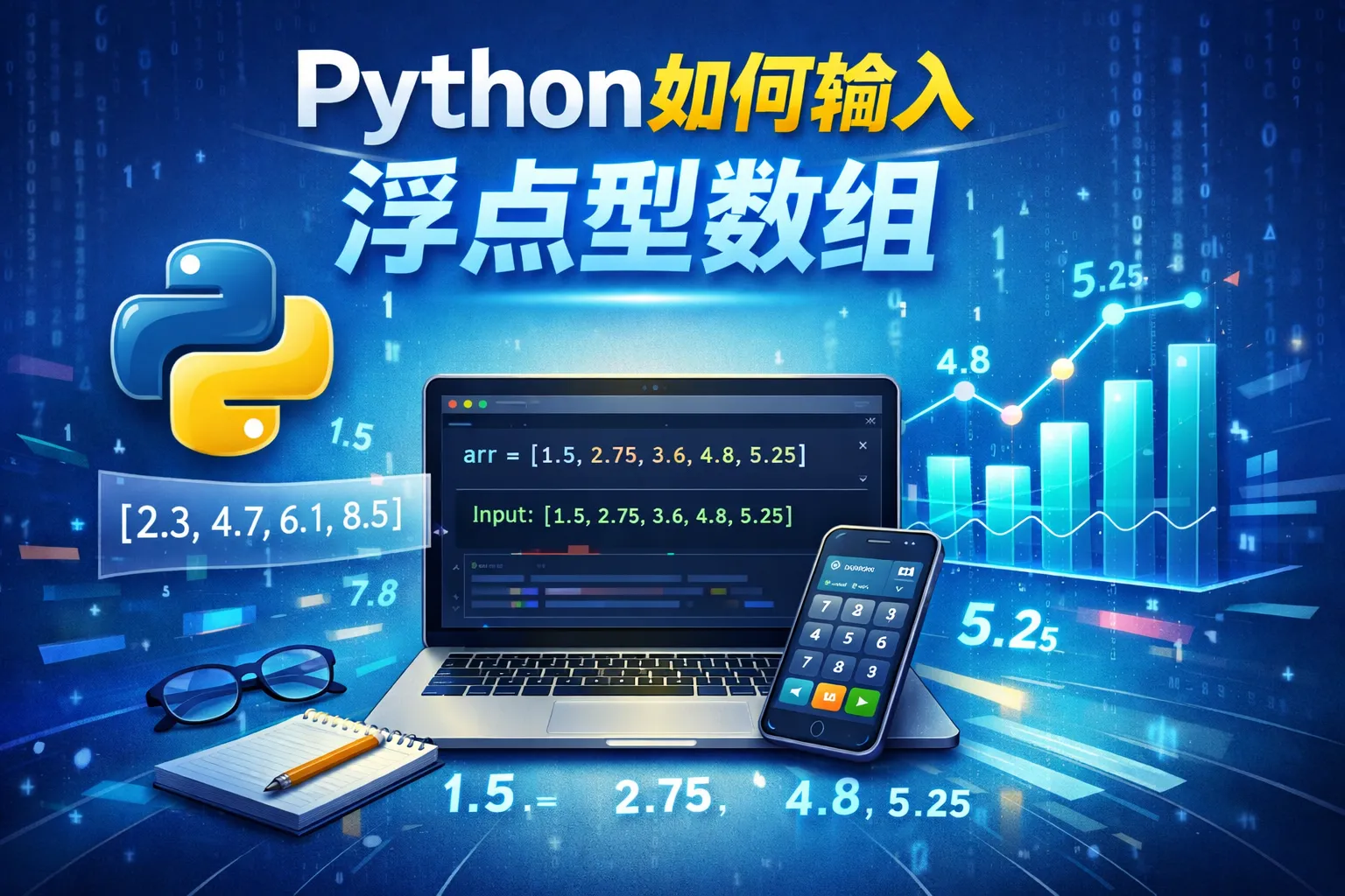 python如何输入浮点型数组