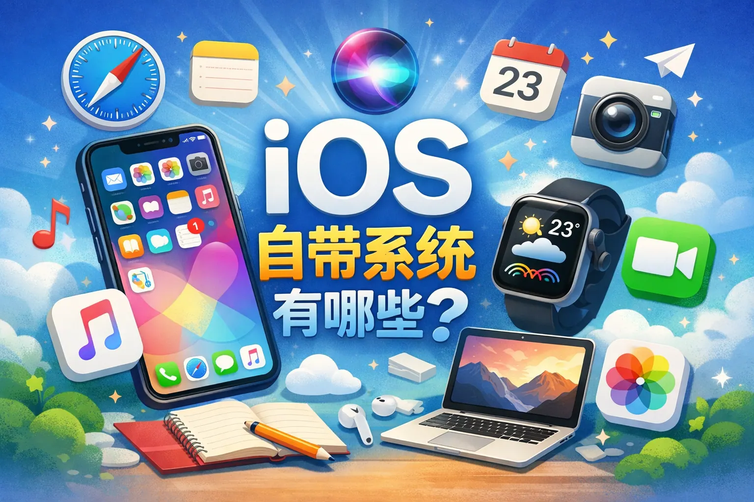 ios自带系统有哪些