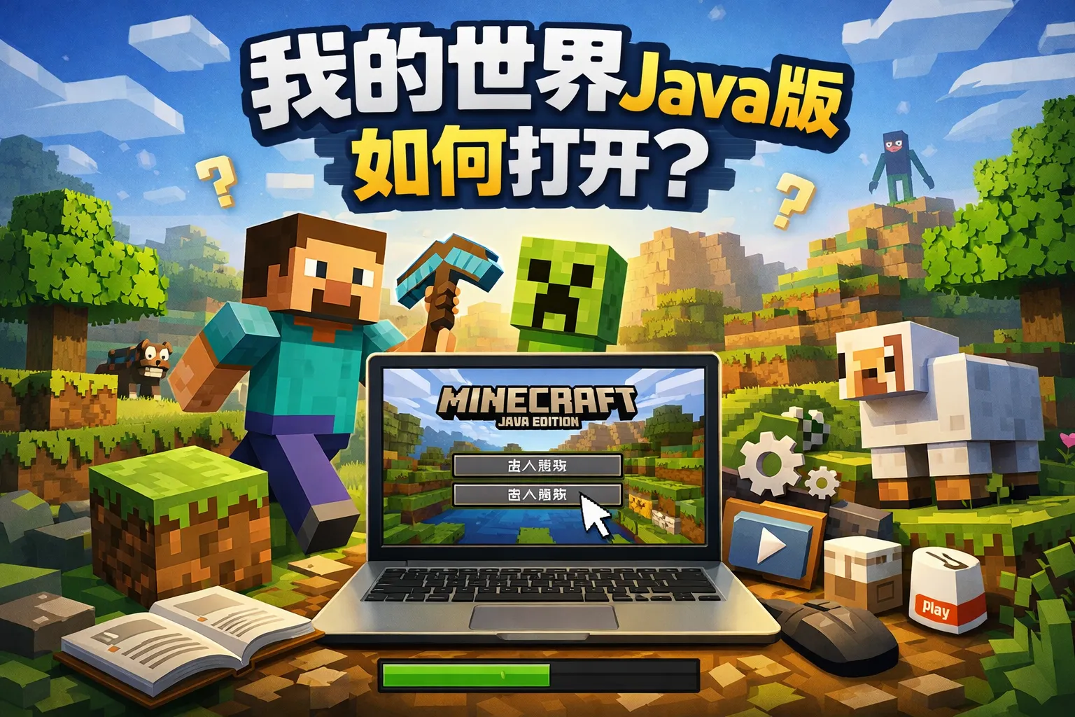 我的世界java版如何打开
