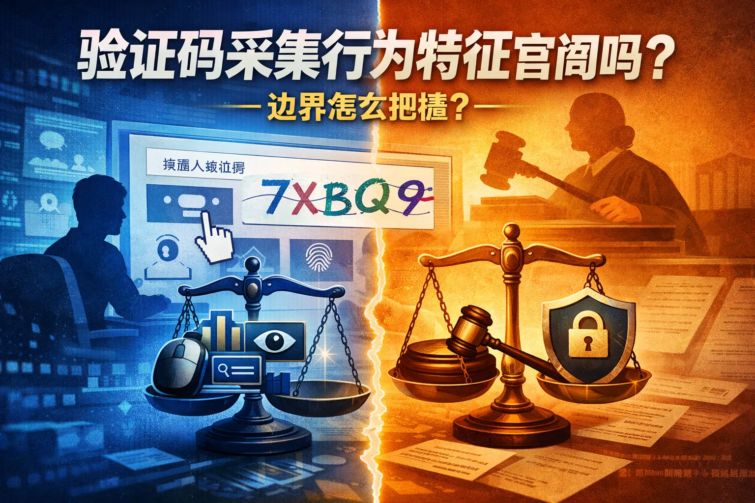 验证码采集行为特征合法么?边界怎么把握