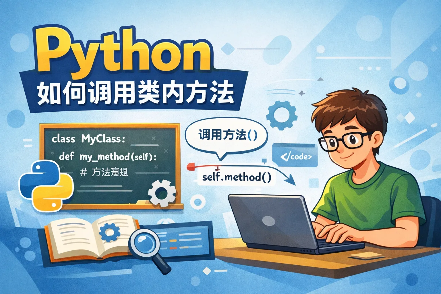 python如何调用类内方法