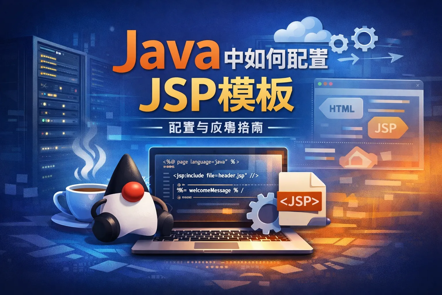 java中如何配置jsp模板