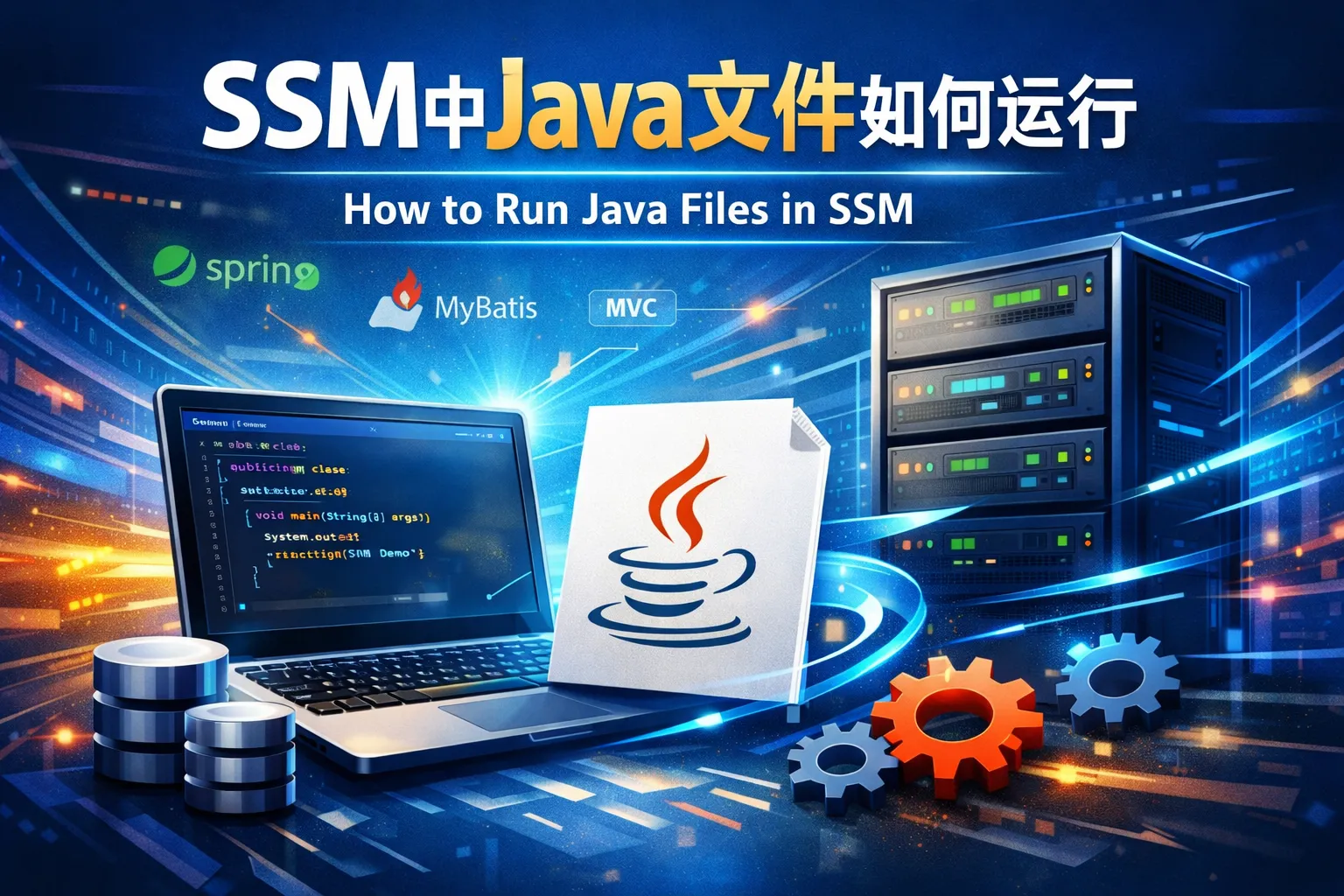 ssm中java文件如何运行