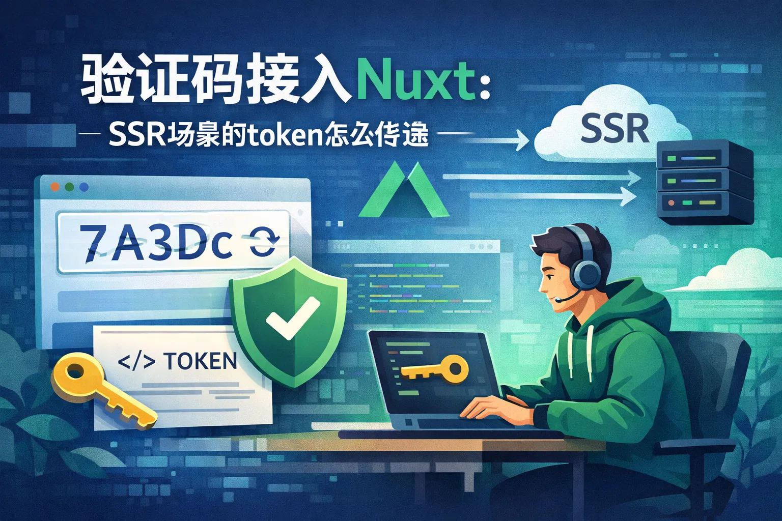 验证码接入Nuxt:SSR场景的token怎么传递