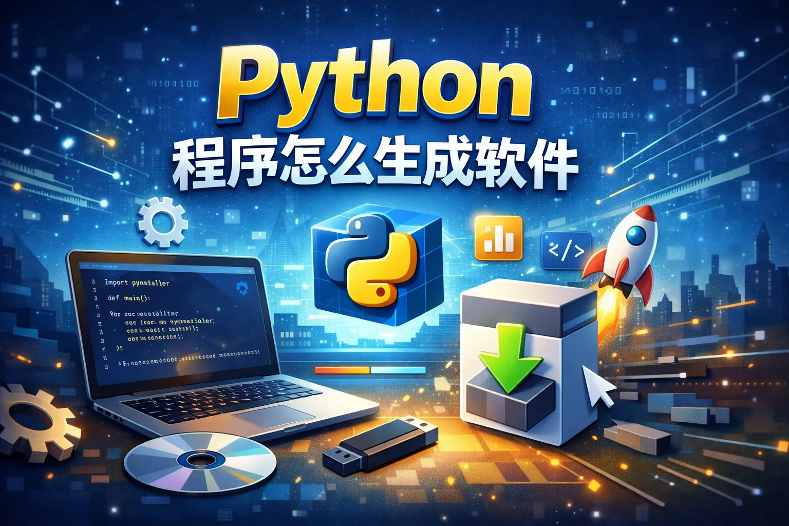 python程序怎么生成软件
