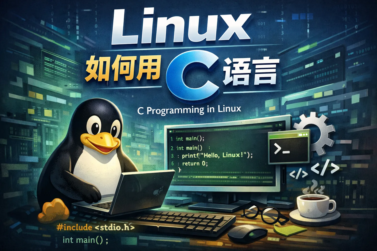 linux如何用c语言