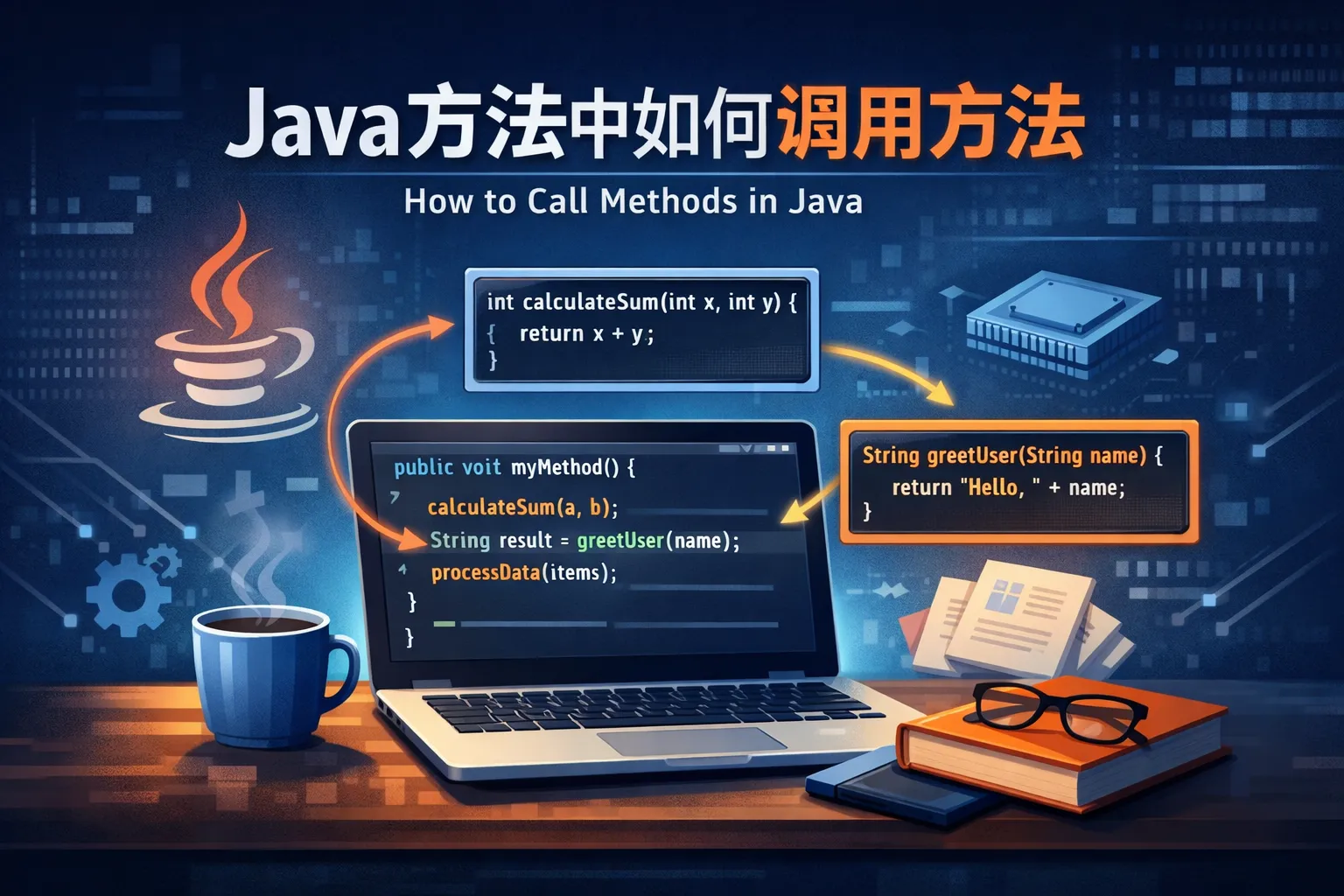 java方法中如何调用方法