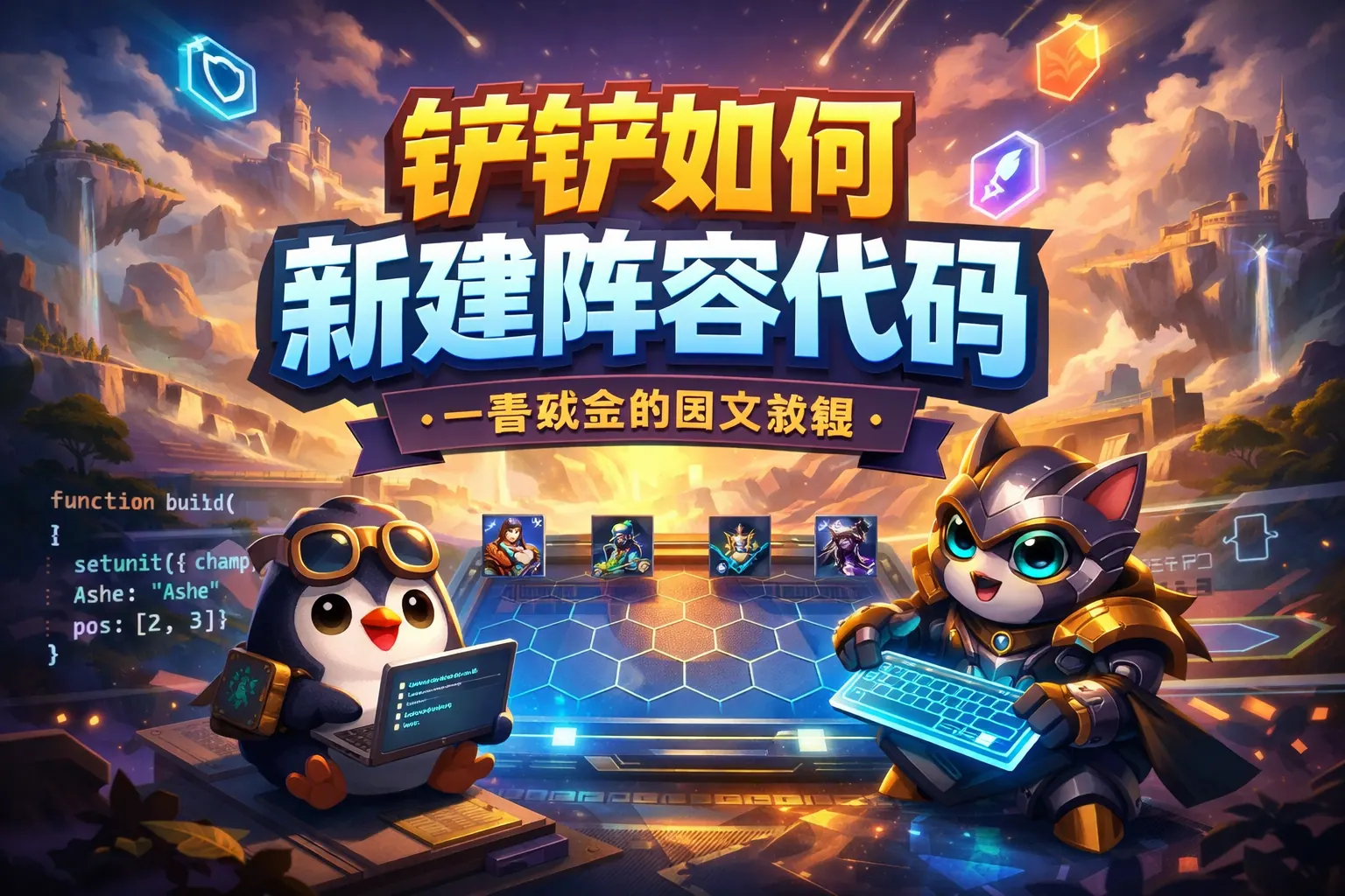 铲铲如何新建阵容代码