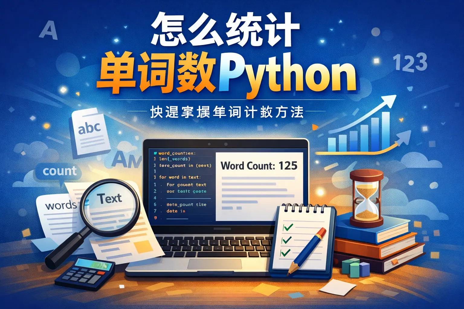 怎么统计单词数Python