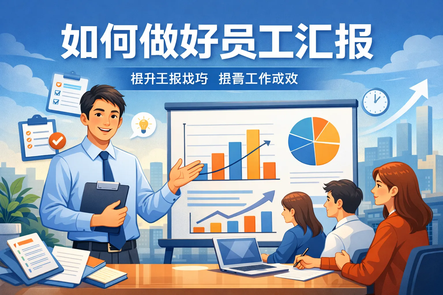 如何做好员工汇报