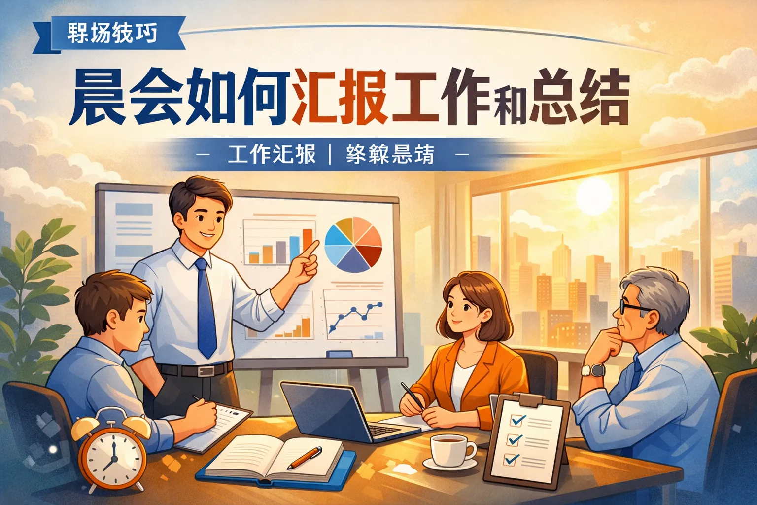 晨会如何汇报工作和总结