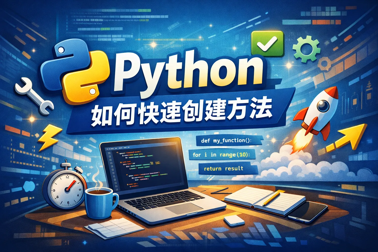 python如何快速创建方法