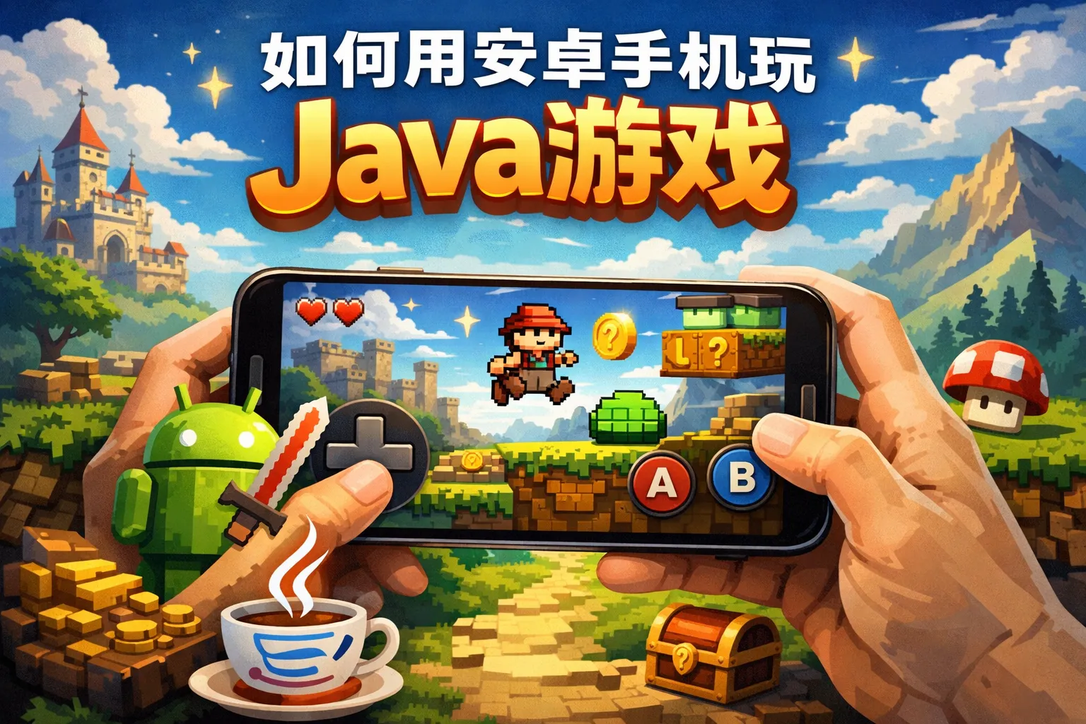 如何用安卓手机玩java游戏