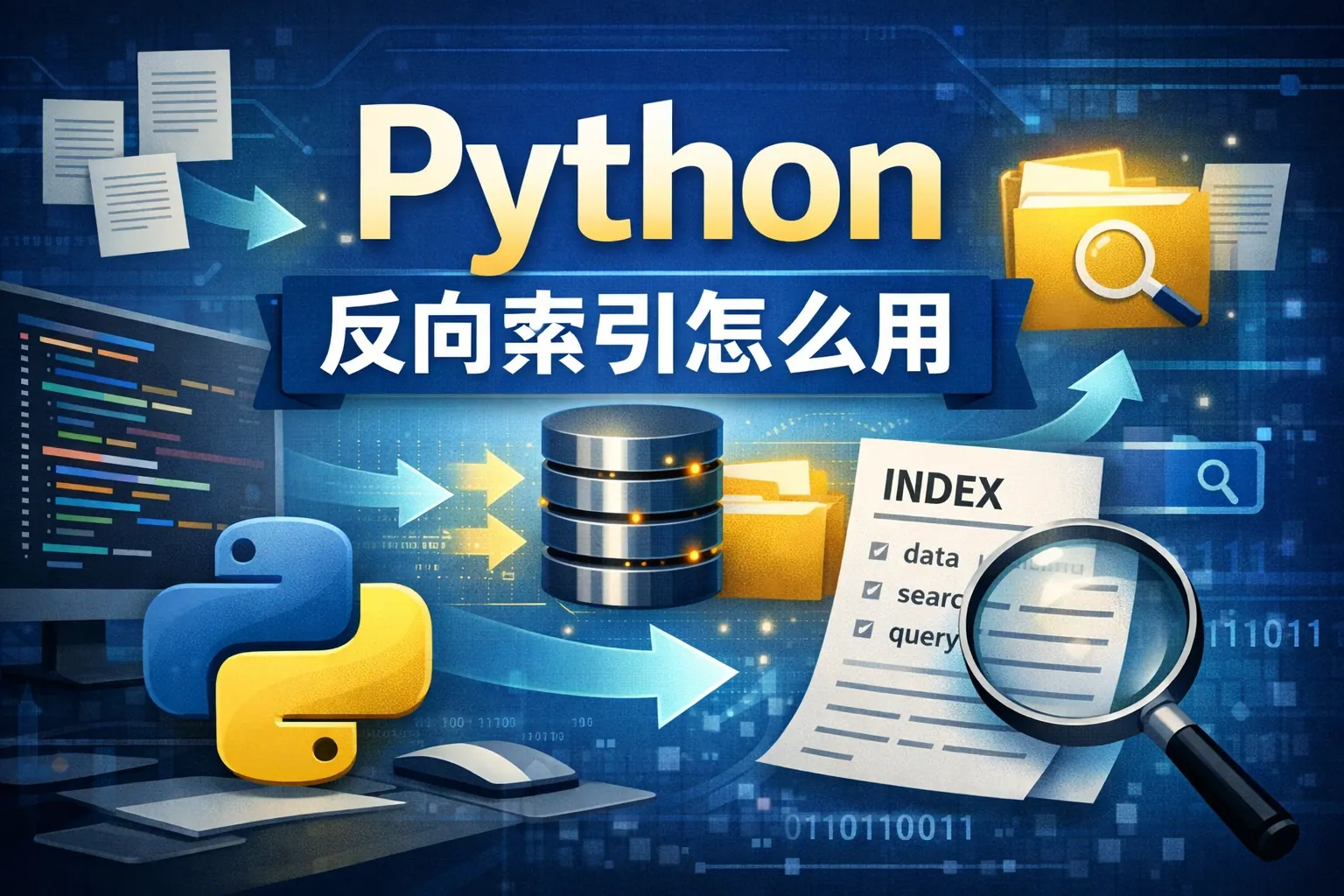 python反向索引怎么用