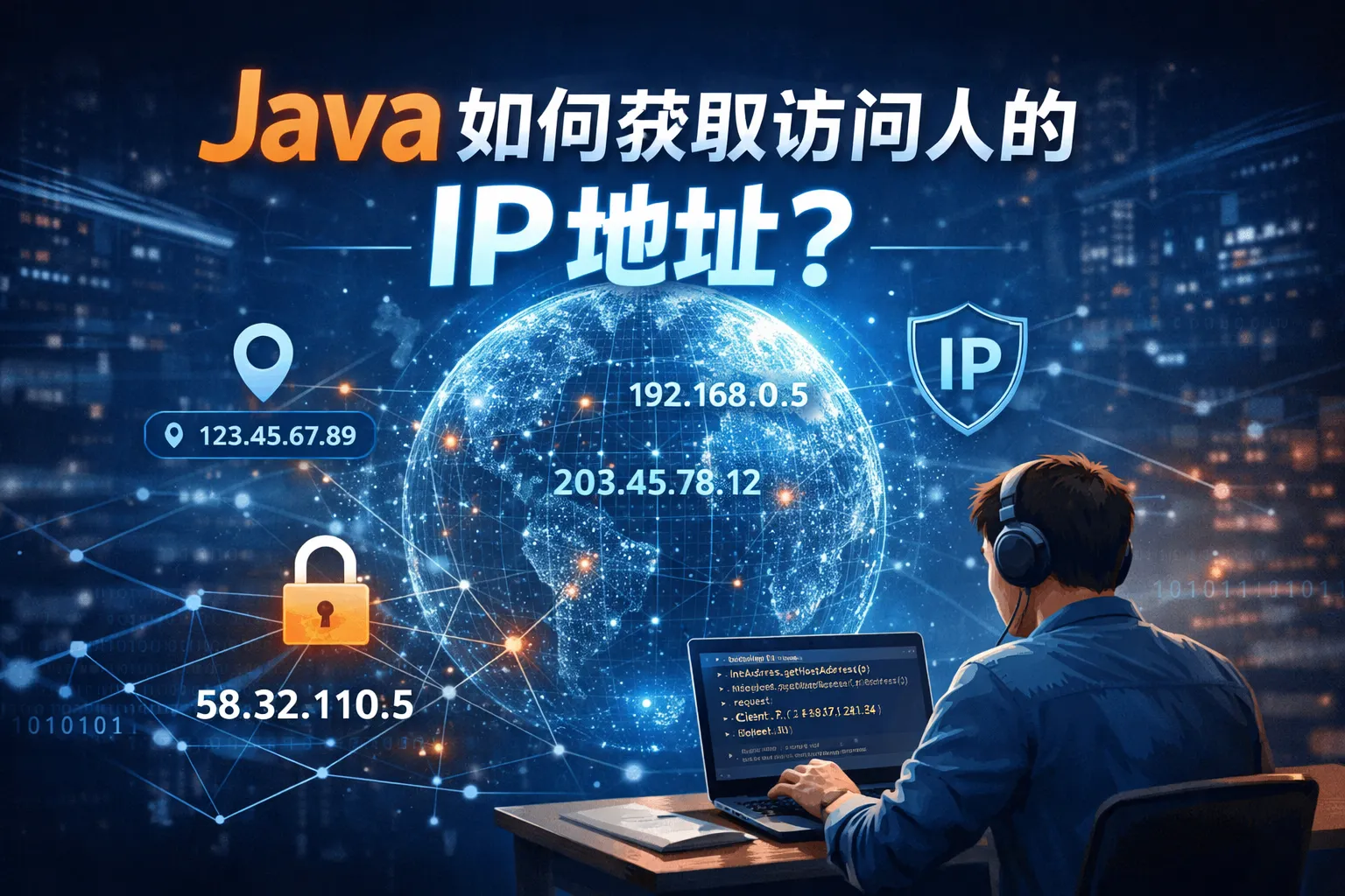 java如何获取访问人的ip地址吗