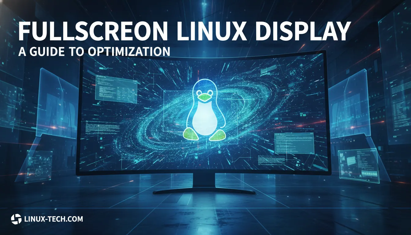 如何让linux显示全屏显示