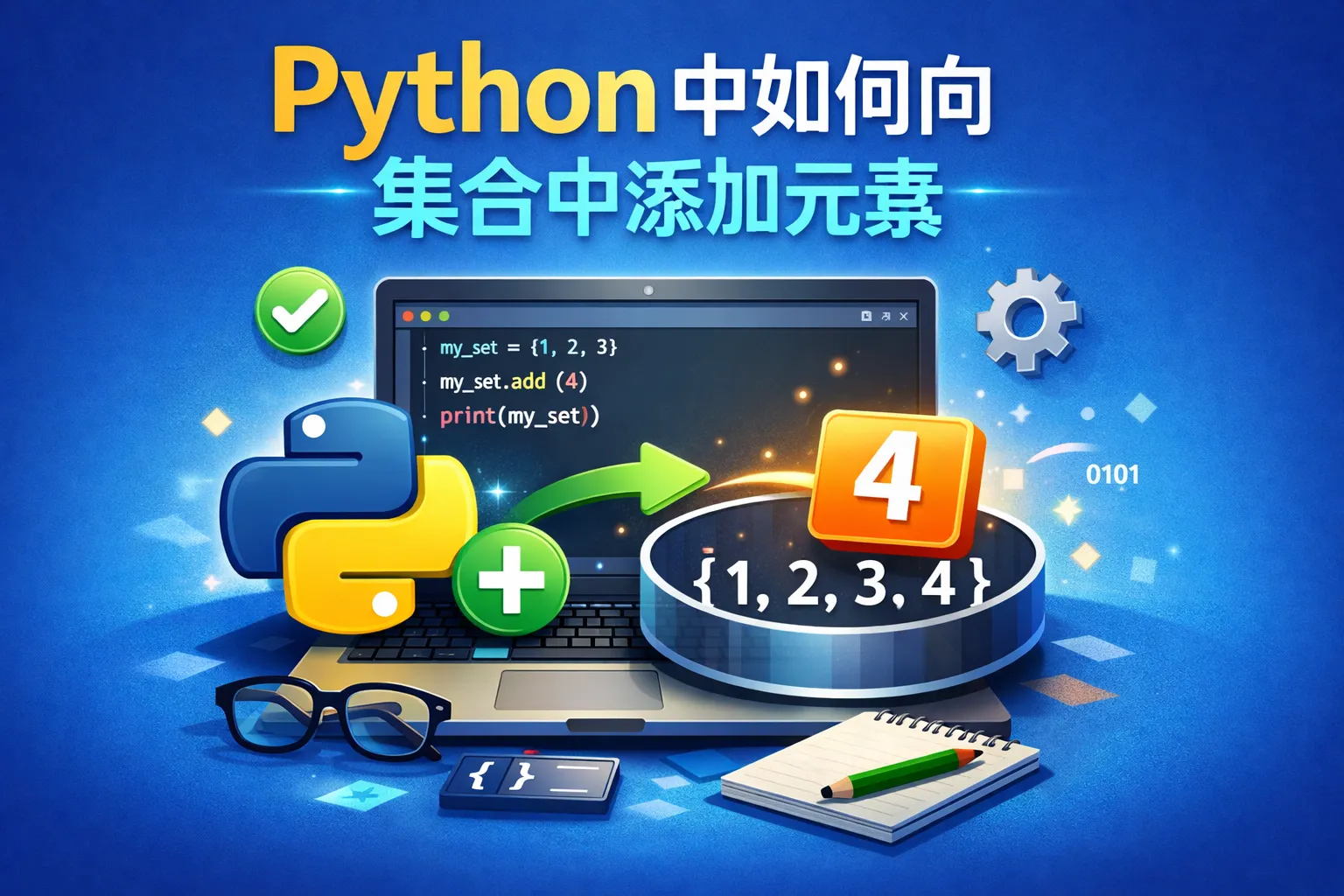 python中如何向集合中添加元素