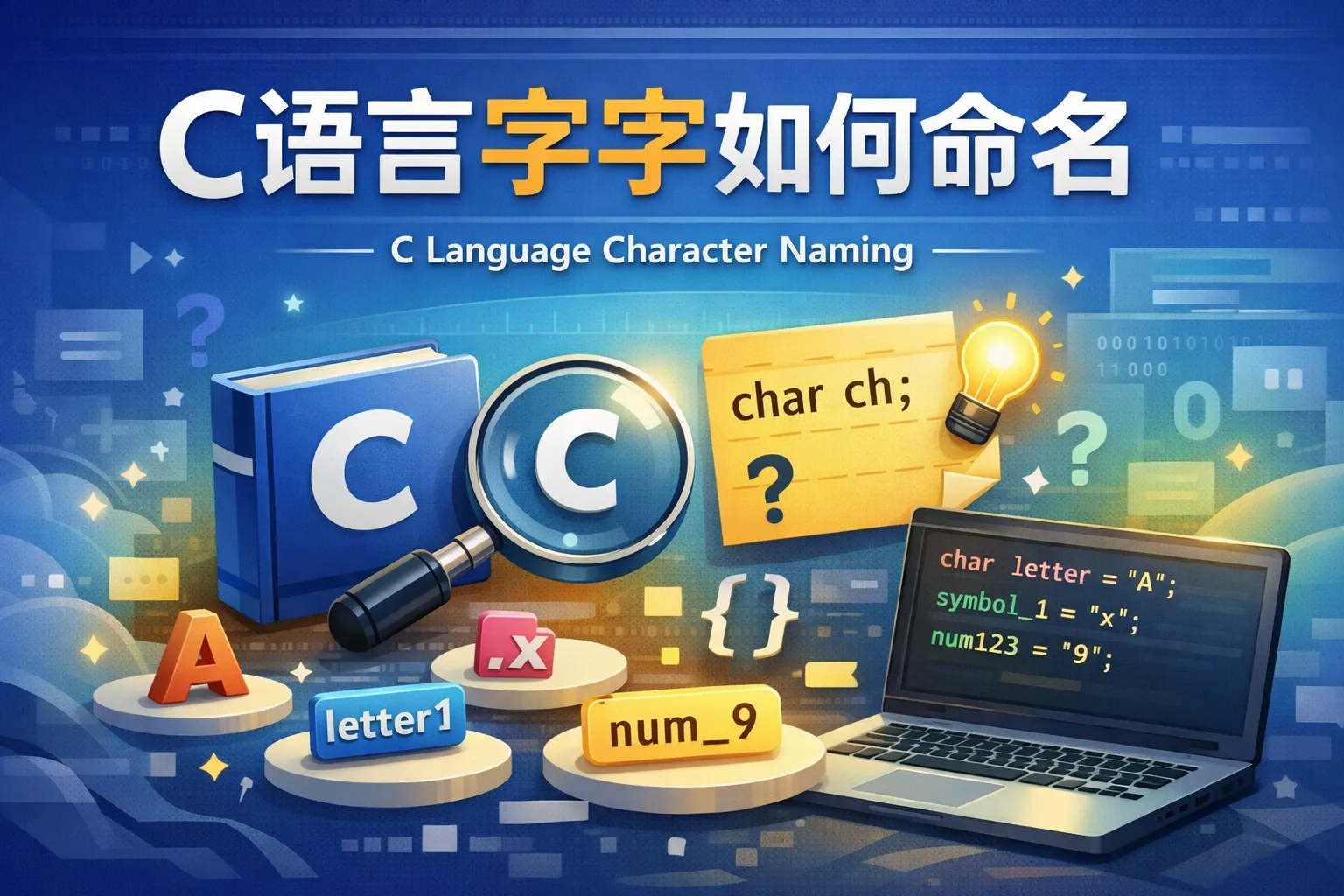 c语言字符如何命名