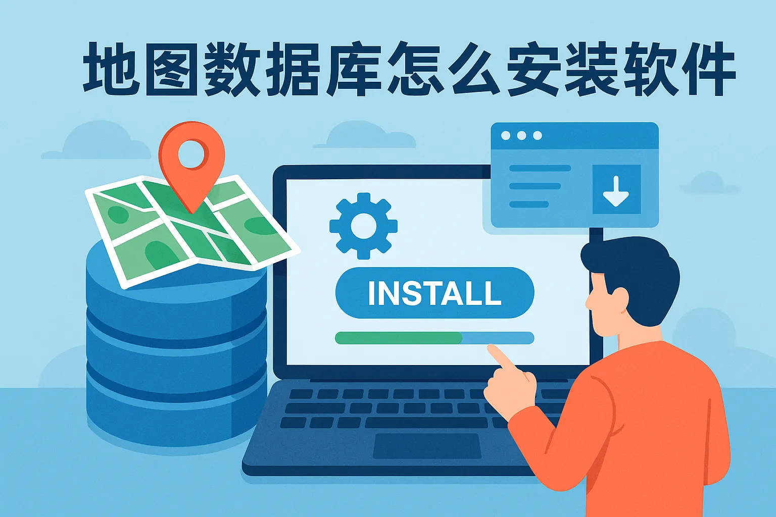 地图数据库怎么安装软件
