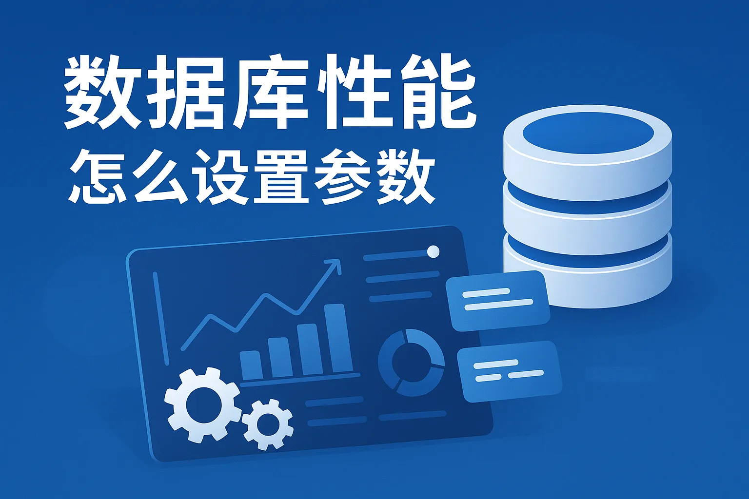 数据库性能怎么设置参数