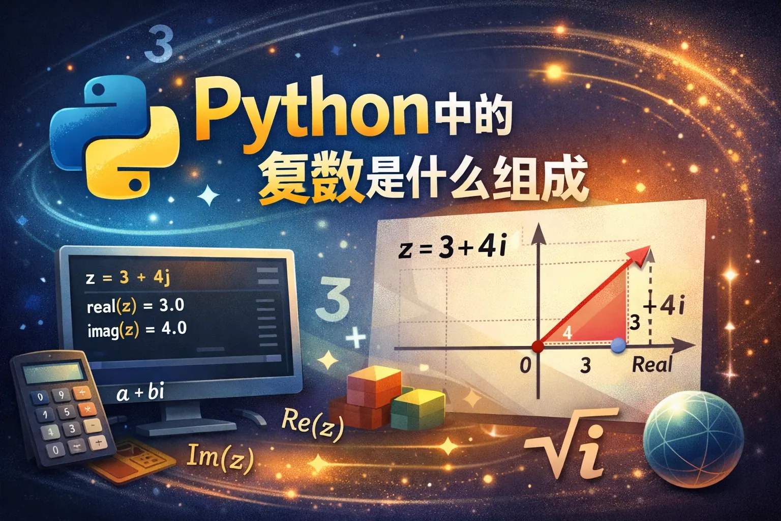 python中的复数是什么组成
