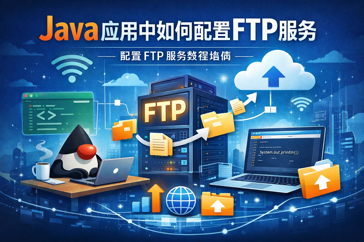 java应用中如何配置ftp服务