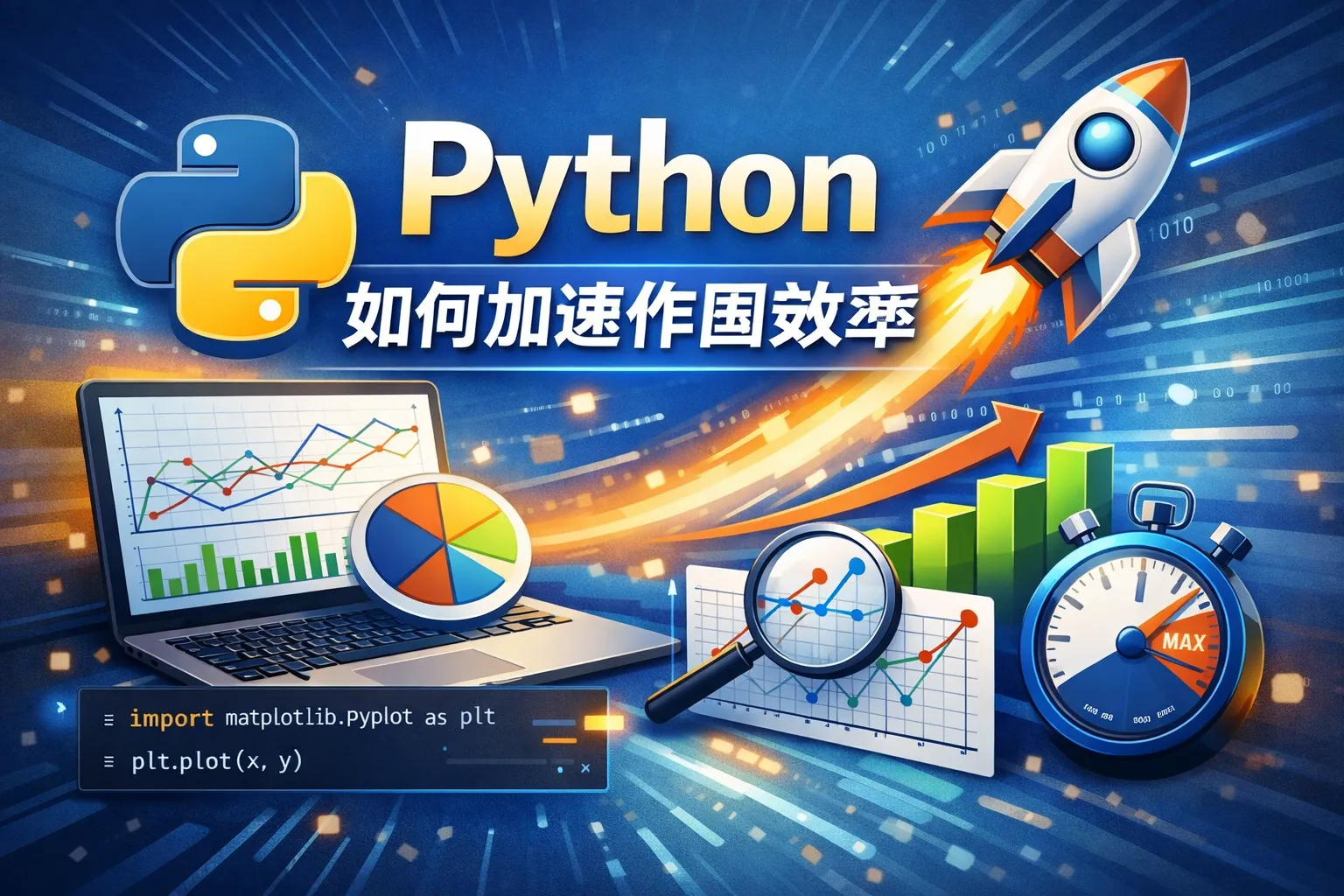 python如何加速作图效率
