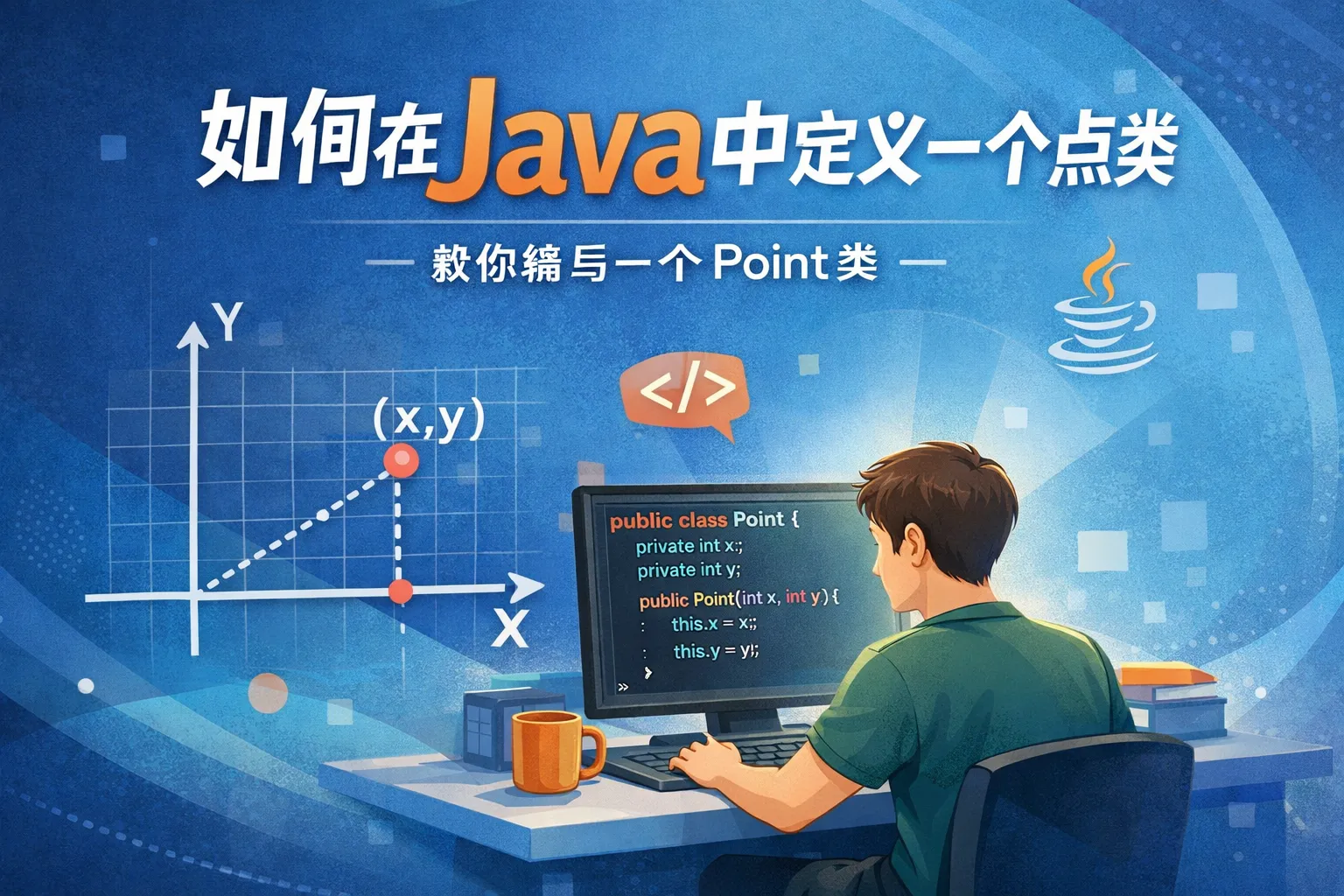 如何在java中定义一个点类