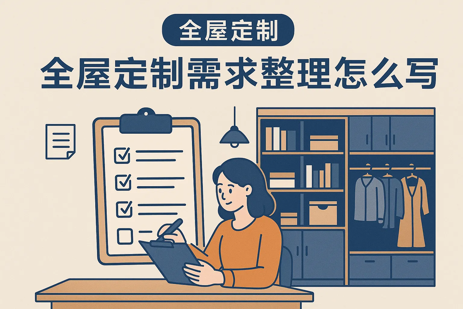 全屋定制需求整理怎么写