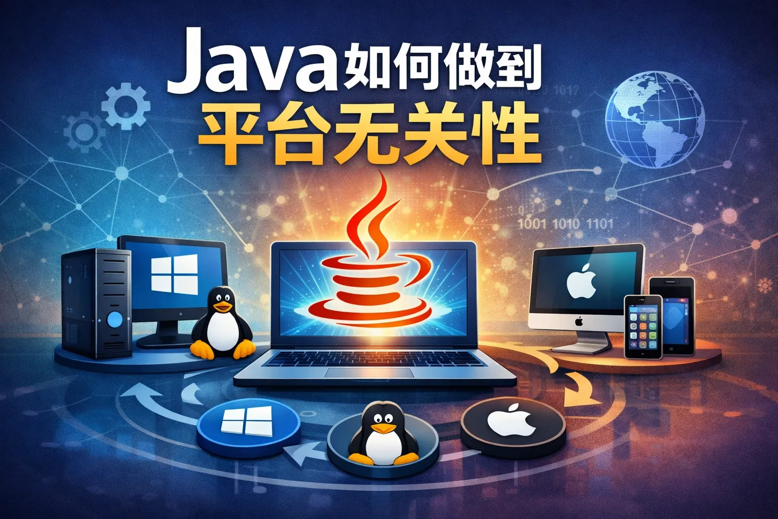 java如何做到平台无关性