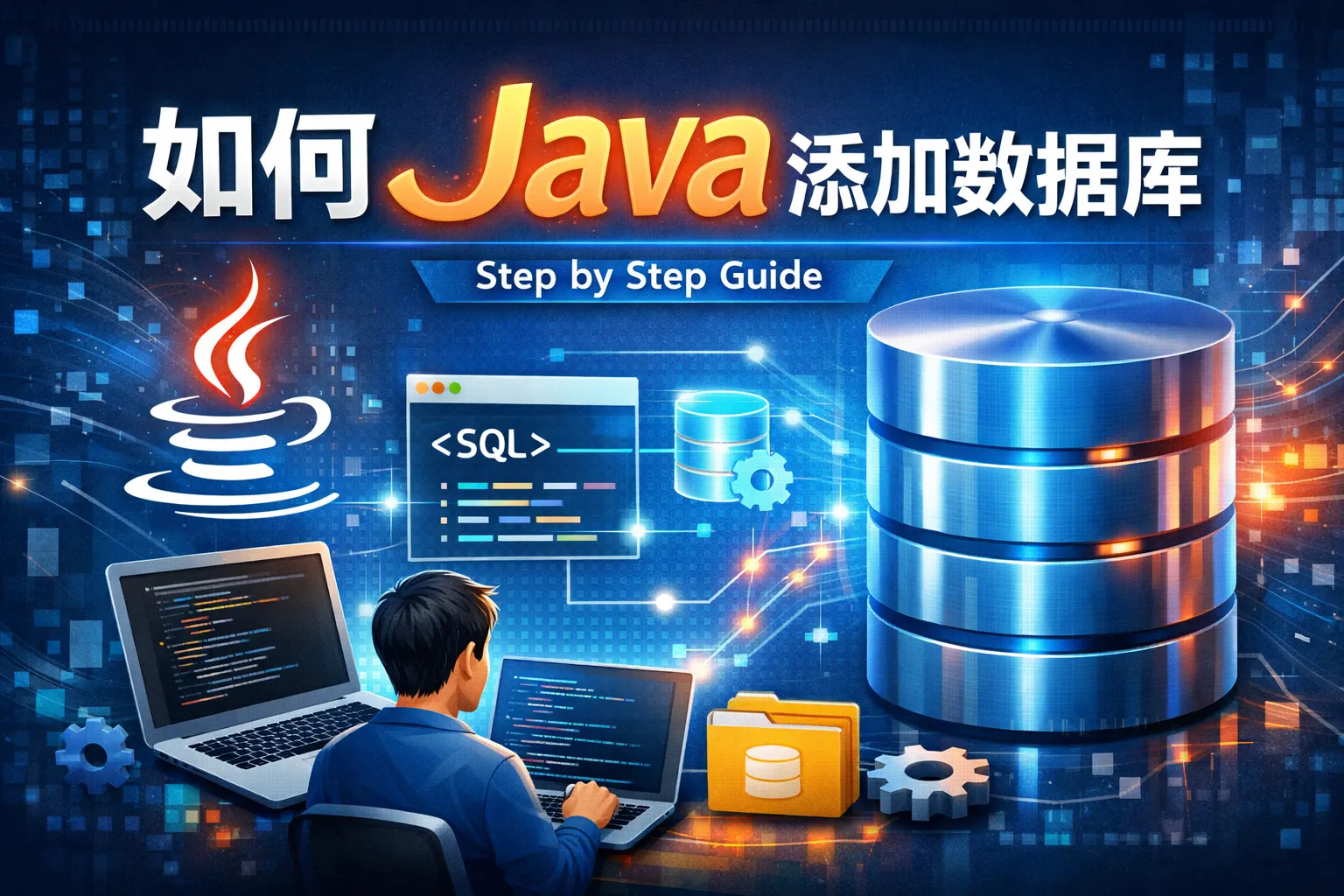 如何java添加数据库