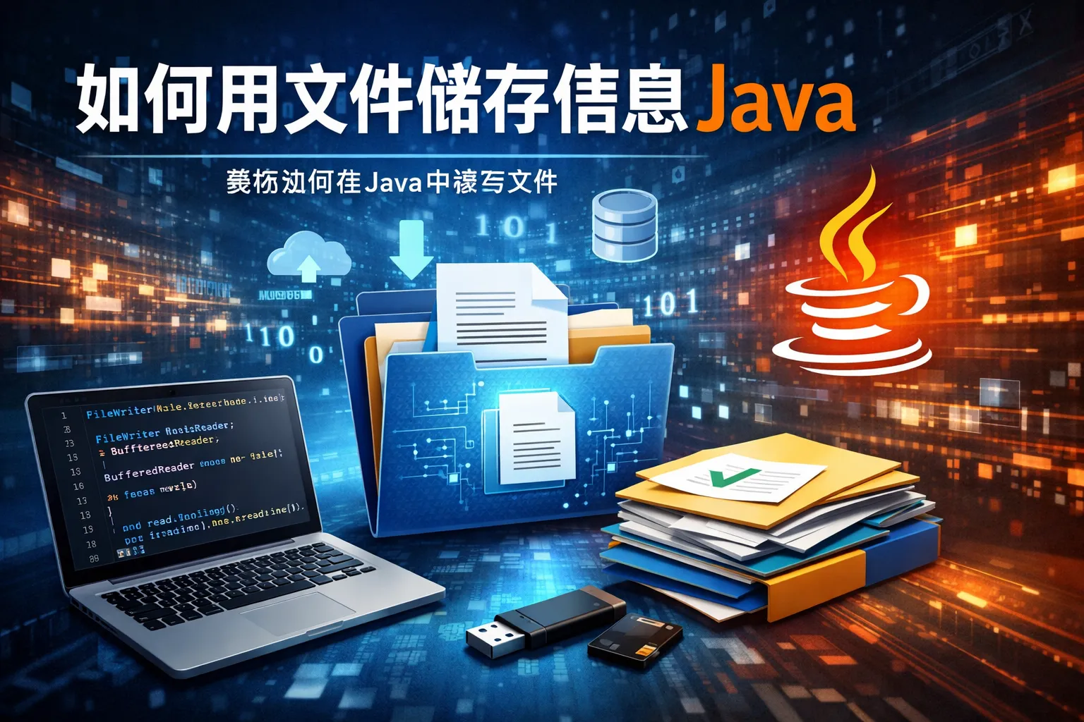 如何用文件储存信息java