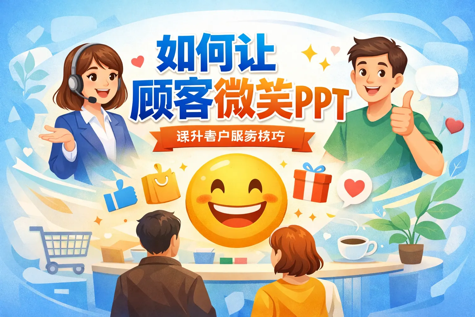 如何让顾客微笑ppt
