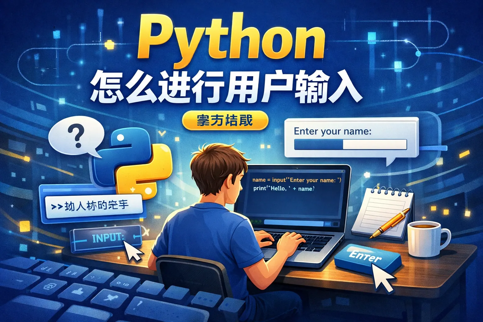 python怎么进行用户输入