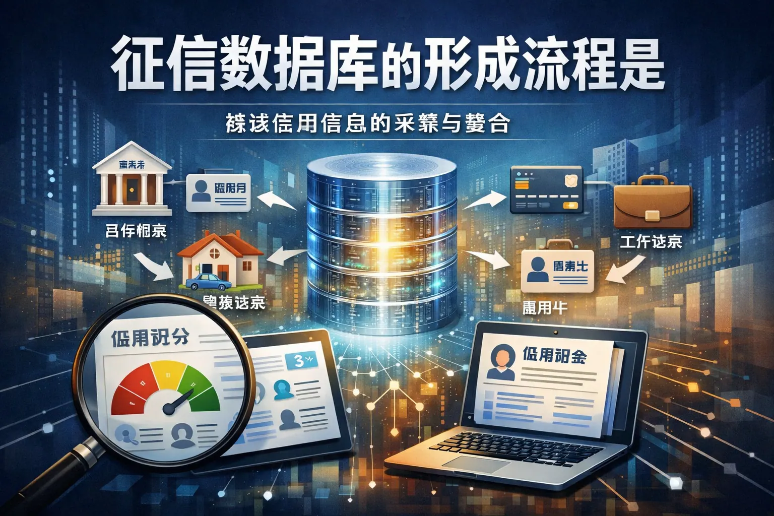 征信数据库的形成流程是