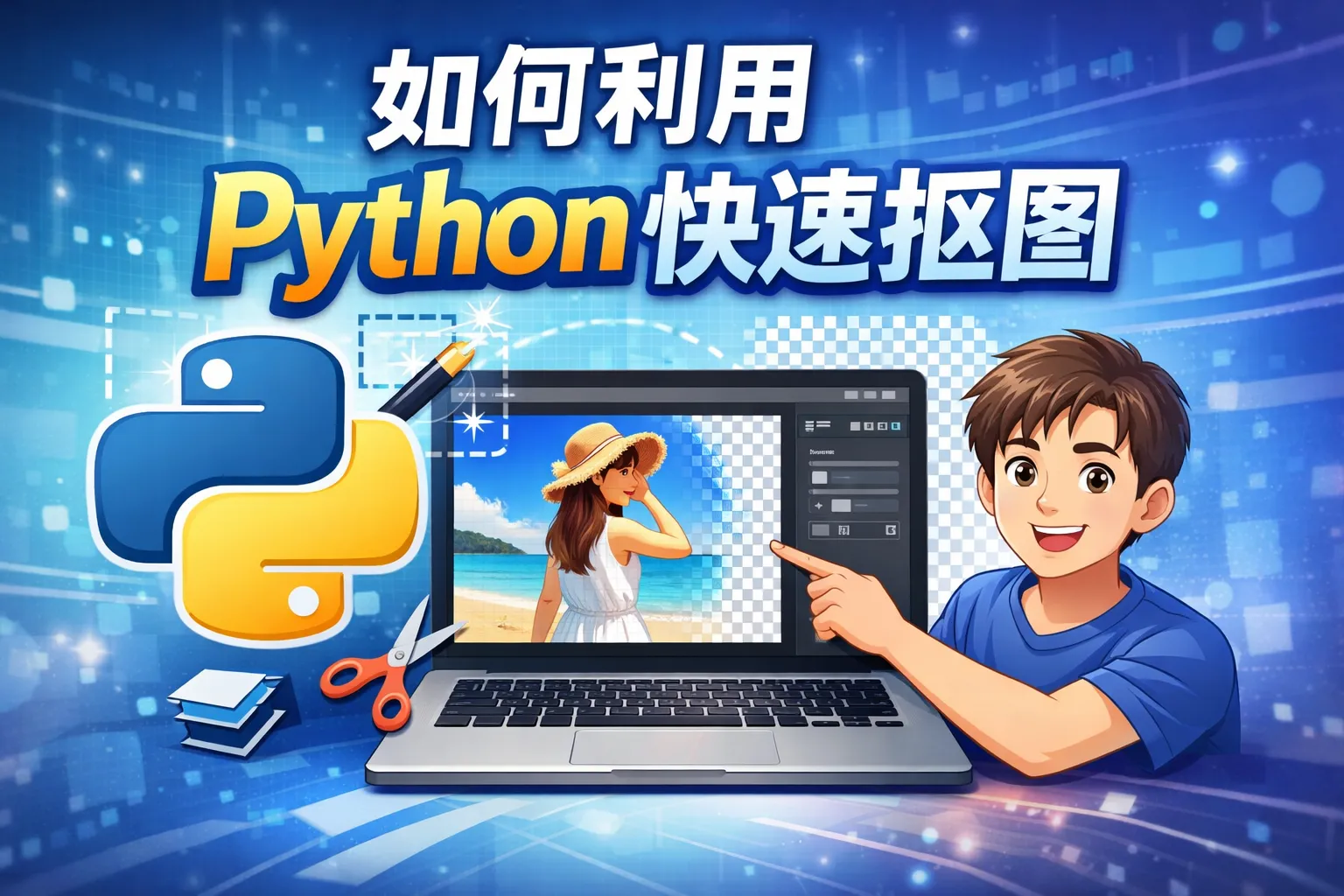 如何利用python快速抠图