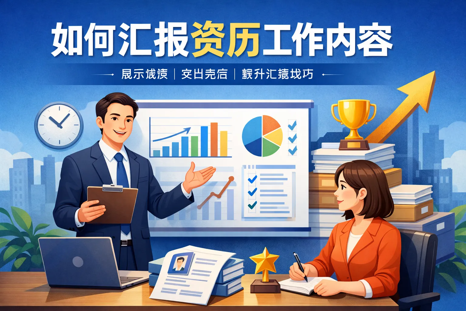 如何汇报资历工作内容