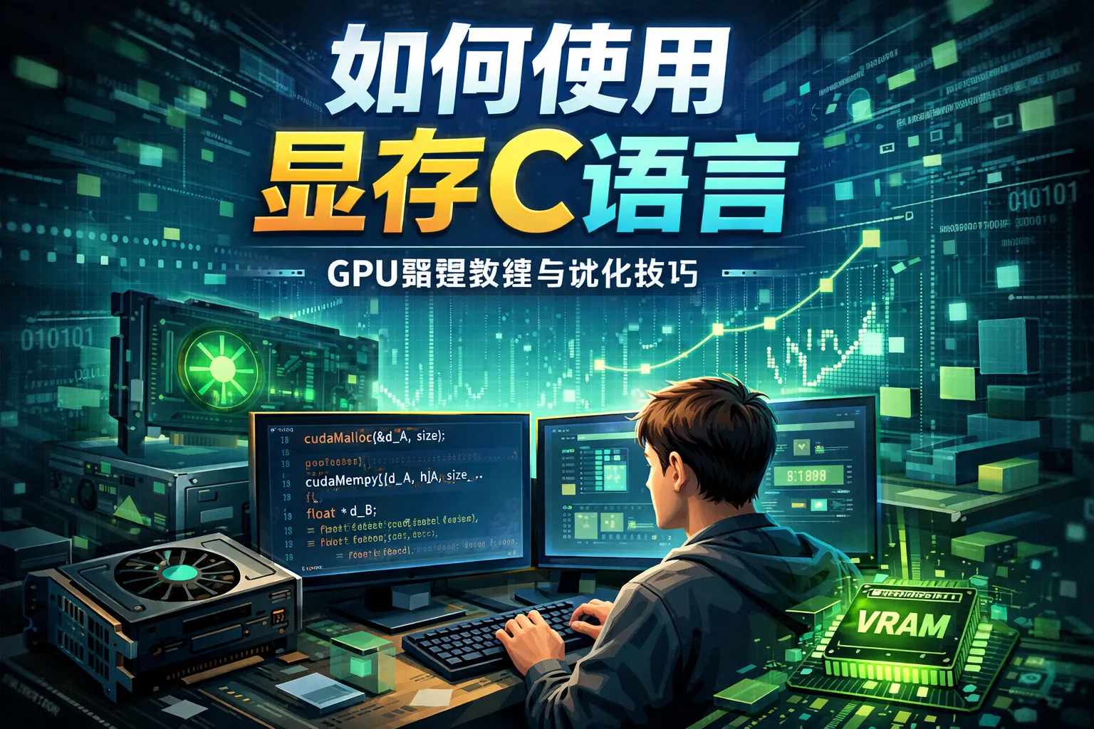 如何使用显存c语言