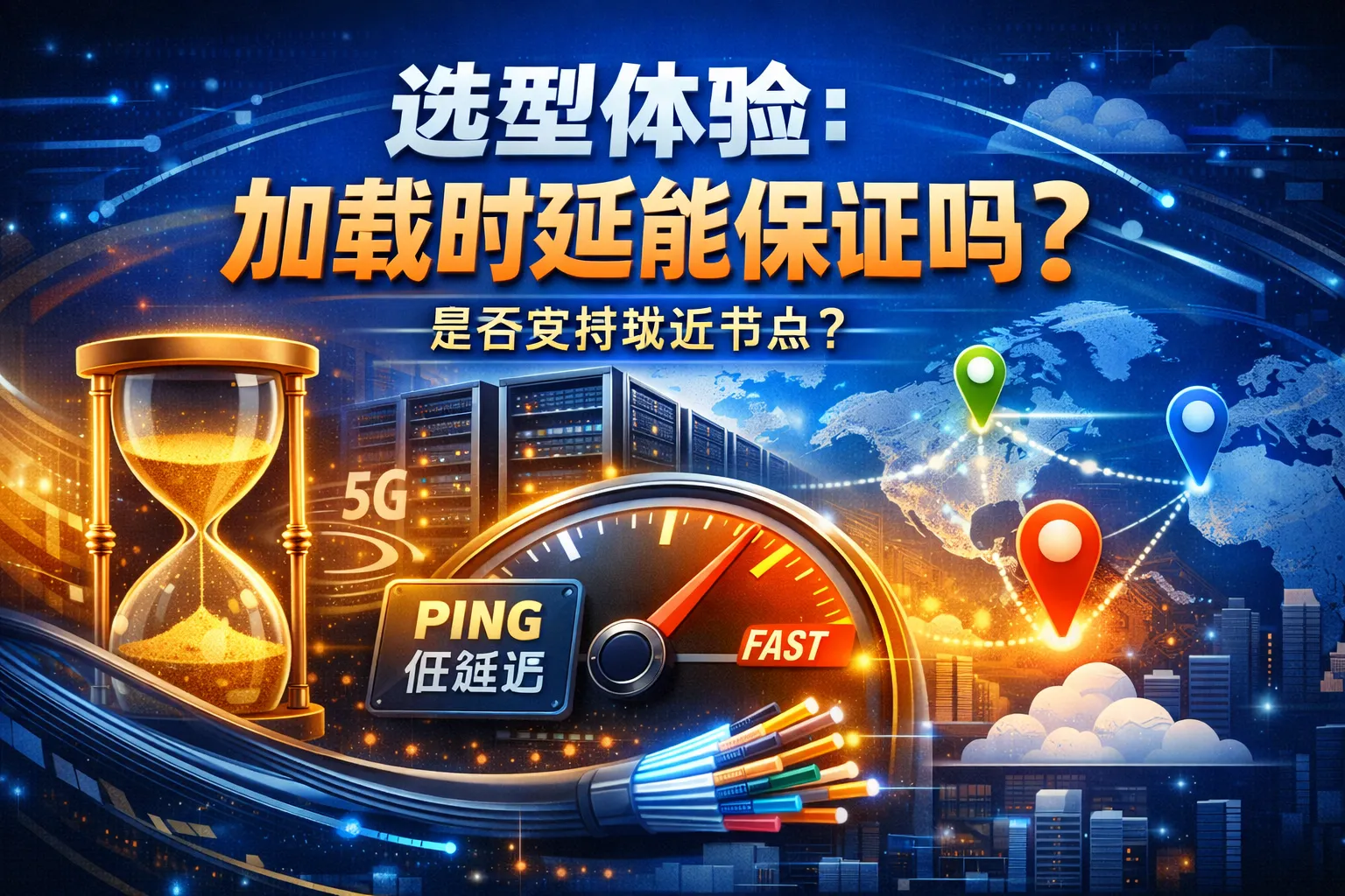 选型体验:加载时延能保证吗?是否支持就近节点