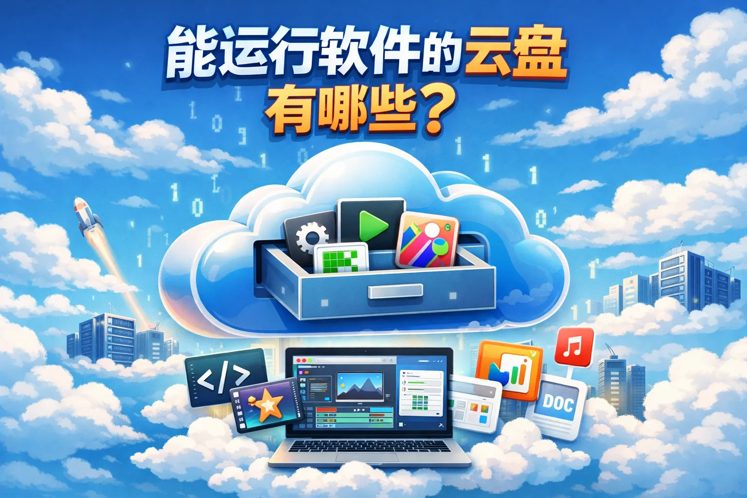 能运行软件的云盘有哪些