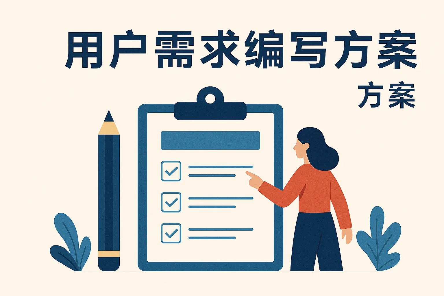 用户需求编写方案怎么写