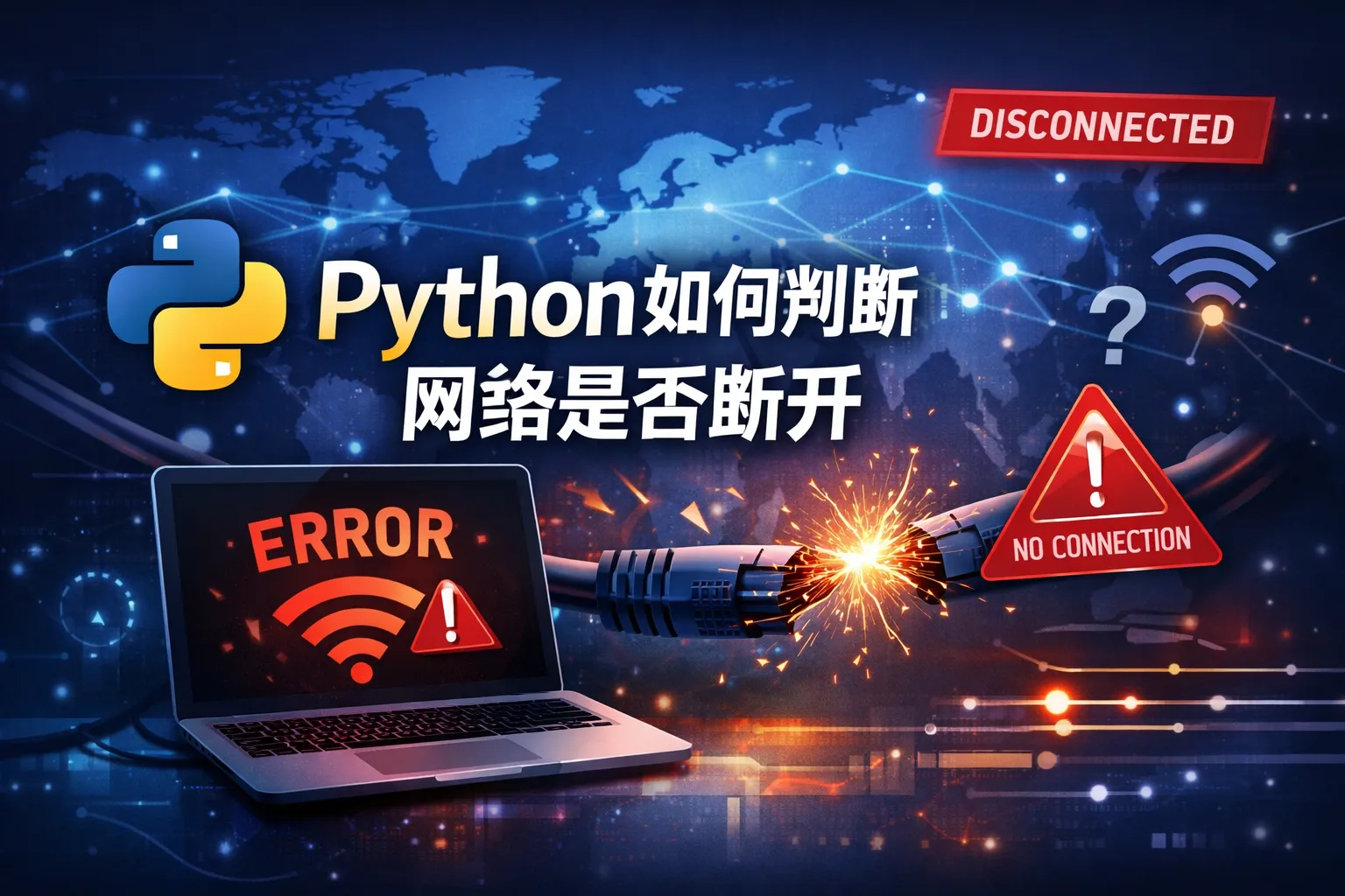 python如何判断网络是否断开