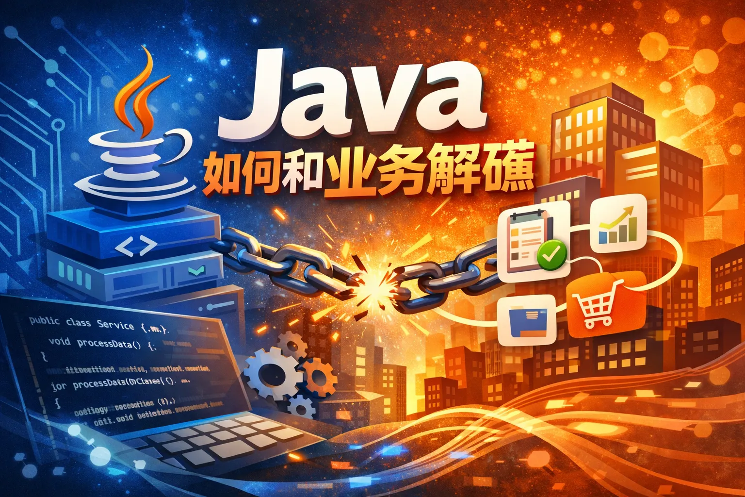 java如何和业务解藕