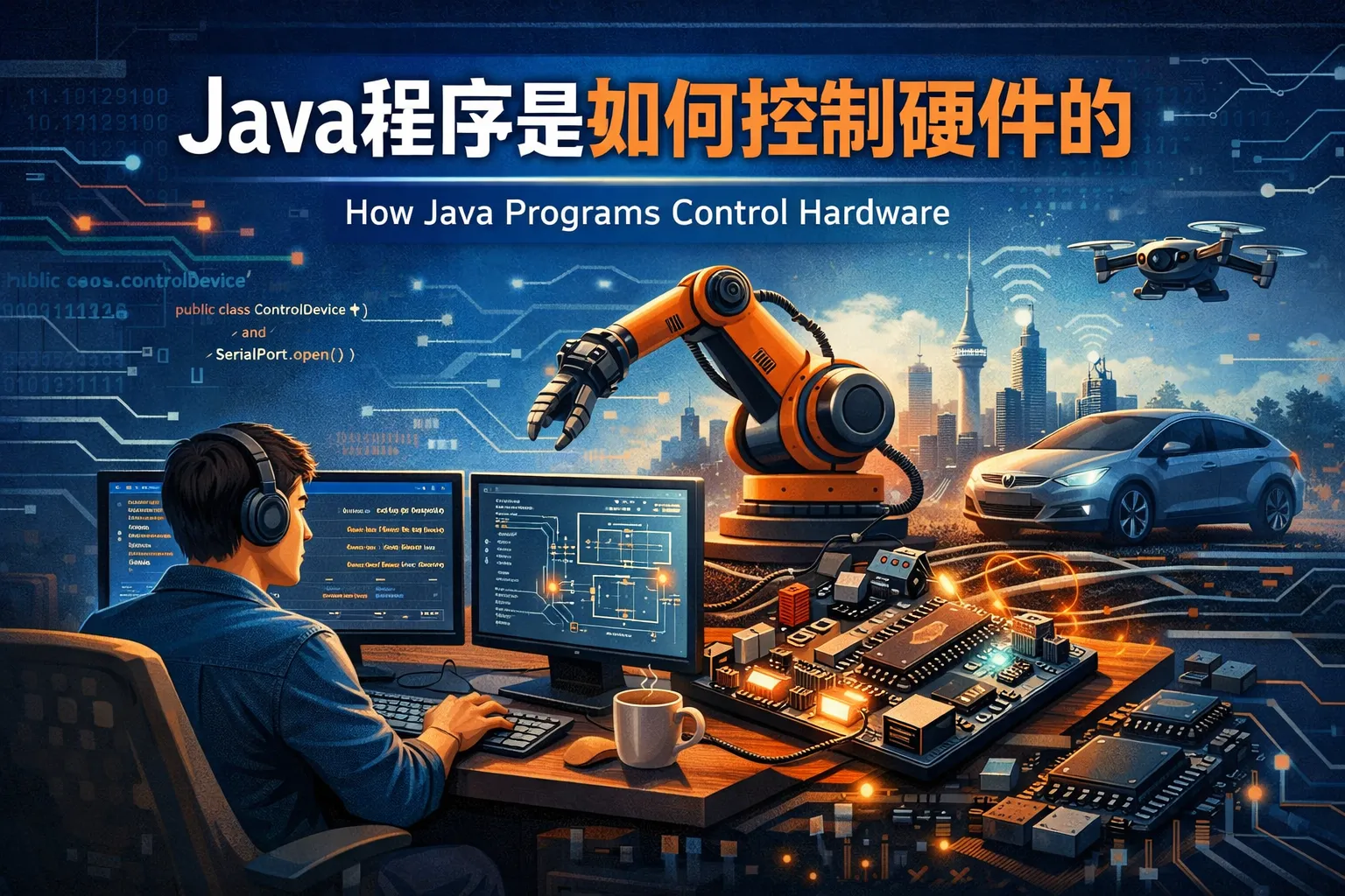 java程序是如何控制硬件的