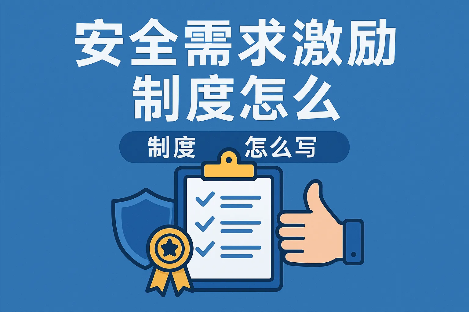 安全需求激励制度怎么写