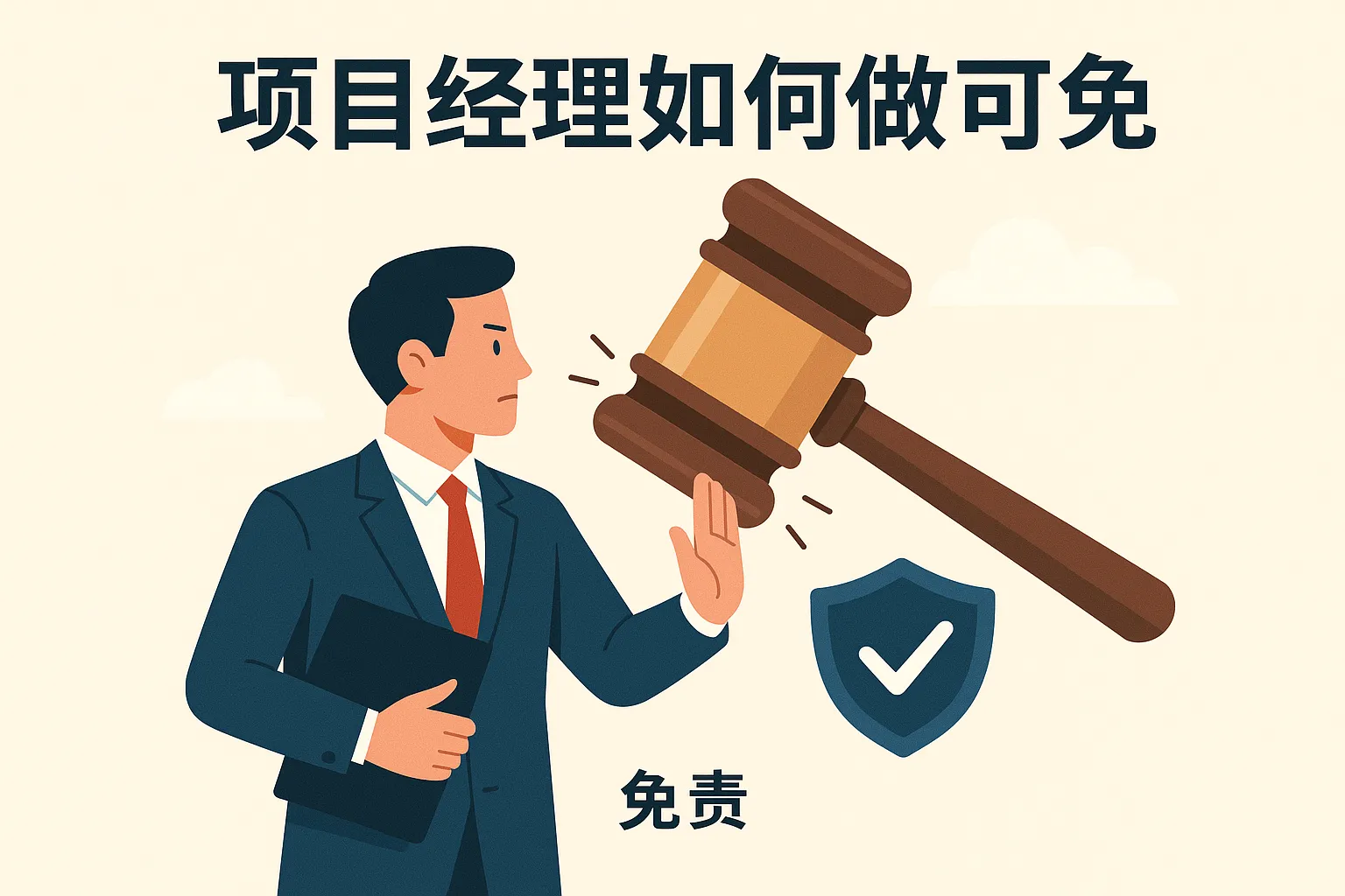 项目经理如何做可以免责