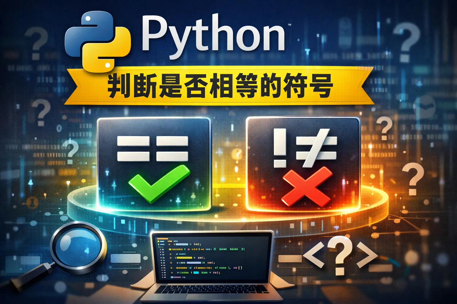 python判断是否相等的符号