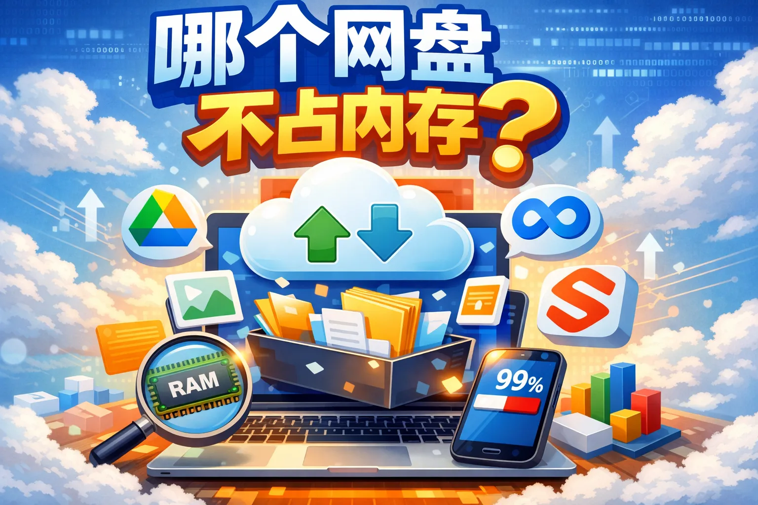 哪个网盘不占内存