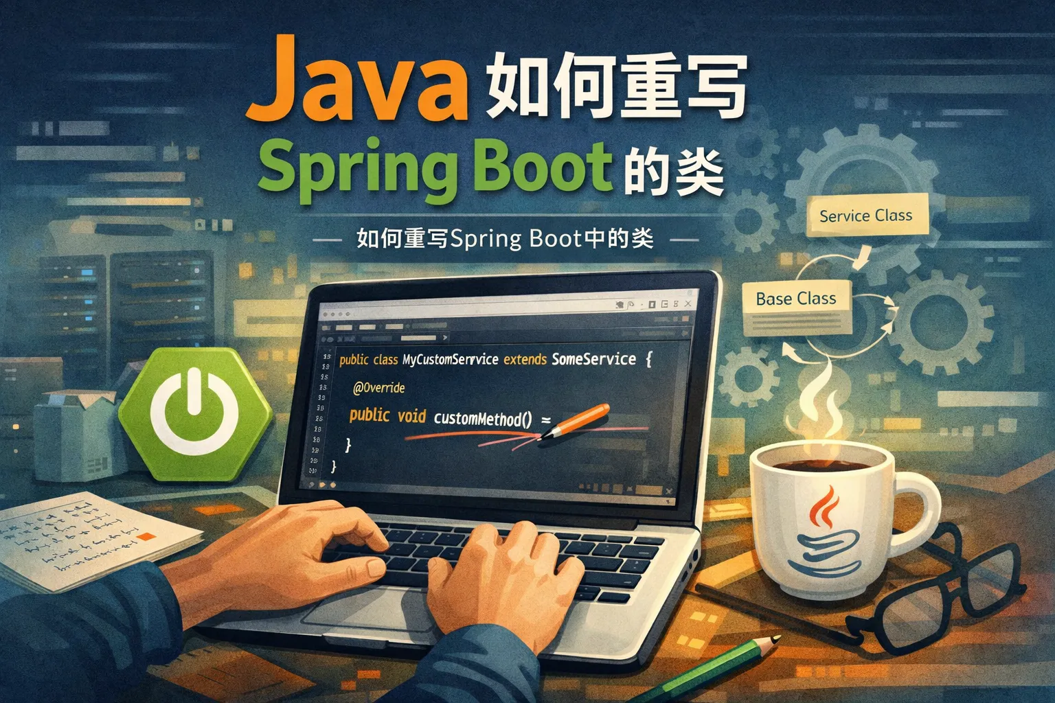 java如何重写springboot的类